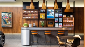 Porsche Studio Brisbane bar interior