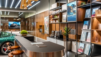 Porsche Studio Brisbane interior