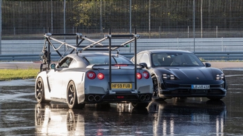Porsche Taycan drifts into the Guinness World Records™ book