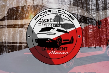 Écusson de lancement du Macan 2022