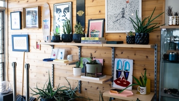 The front entrance to Momentum Clothing in Saskatoon