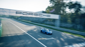 Porsche en carrera de pista