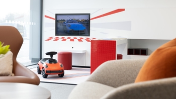 Porsche Centre Guildford showroom