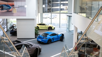 Porsche Centre Guildford showroom
