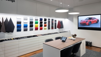 Porsche Centre Guildford showroom