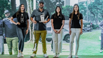 jugador golf y staff porsche golf cup