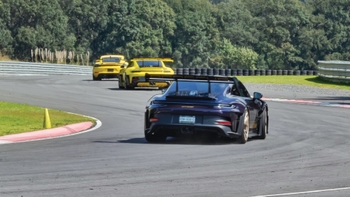 718 Porsche en pista.