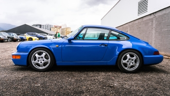 Car exhibit at Le Mans Watching Party