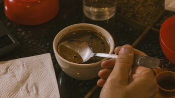 Cata de cafe en rodada Porsche Coatepec.