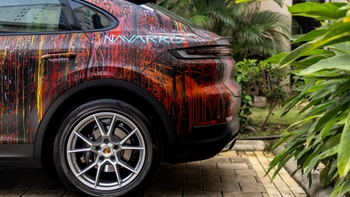 Parte trasera de un Porsche Cayenne Coupé