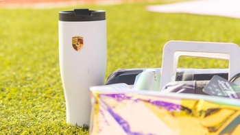 Botella Porsche para el café