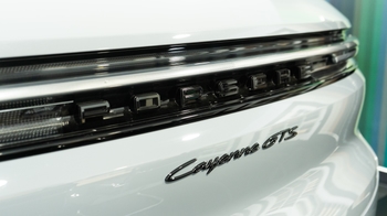 Porsche Cayenne GTS from behind