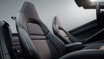 Салон Porsche 911, сидіння