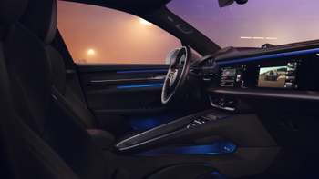 Салон електричного Porsche Macan